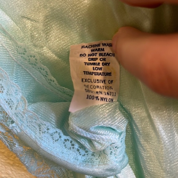 Vintage Lace and Nylon Teddy Lingerie - Picture 4 of 5